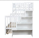 LoLo Off-White Bunk Bed w/ Storage Stairs & Pull-Out Trundle - Furniture Depot (7906326774008)