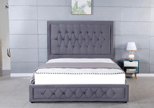 Eddyville lift up Upholstered Storage Low Profile Platform Bed - Furniture Depot (6184160526509)