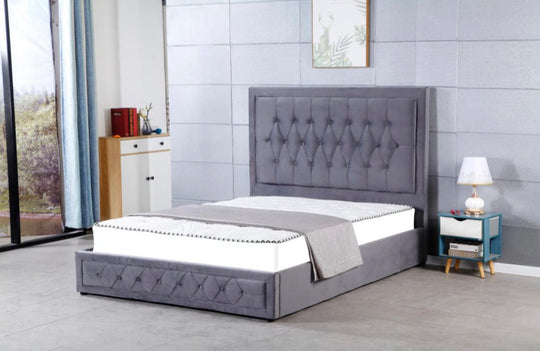 Eddyville lift up Upholstered Storage Low Profile Platform Bed - Furniture Depot (6184160526509)