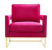 Avery Velvet Club Chair - Furniture Depot (7674093666552)