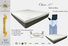 Load image into Gallery viewer, Olivia 10&quot; Gel Rolled Mattress - Bed in a Box - Furniture Depot