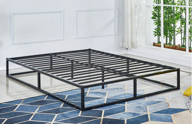 2425 Black Metal Platform Base - Furniture Depot (7905844166904)