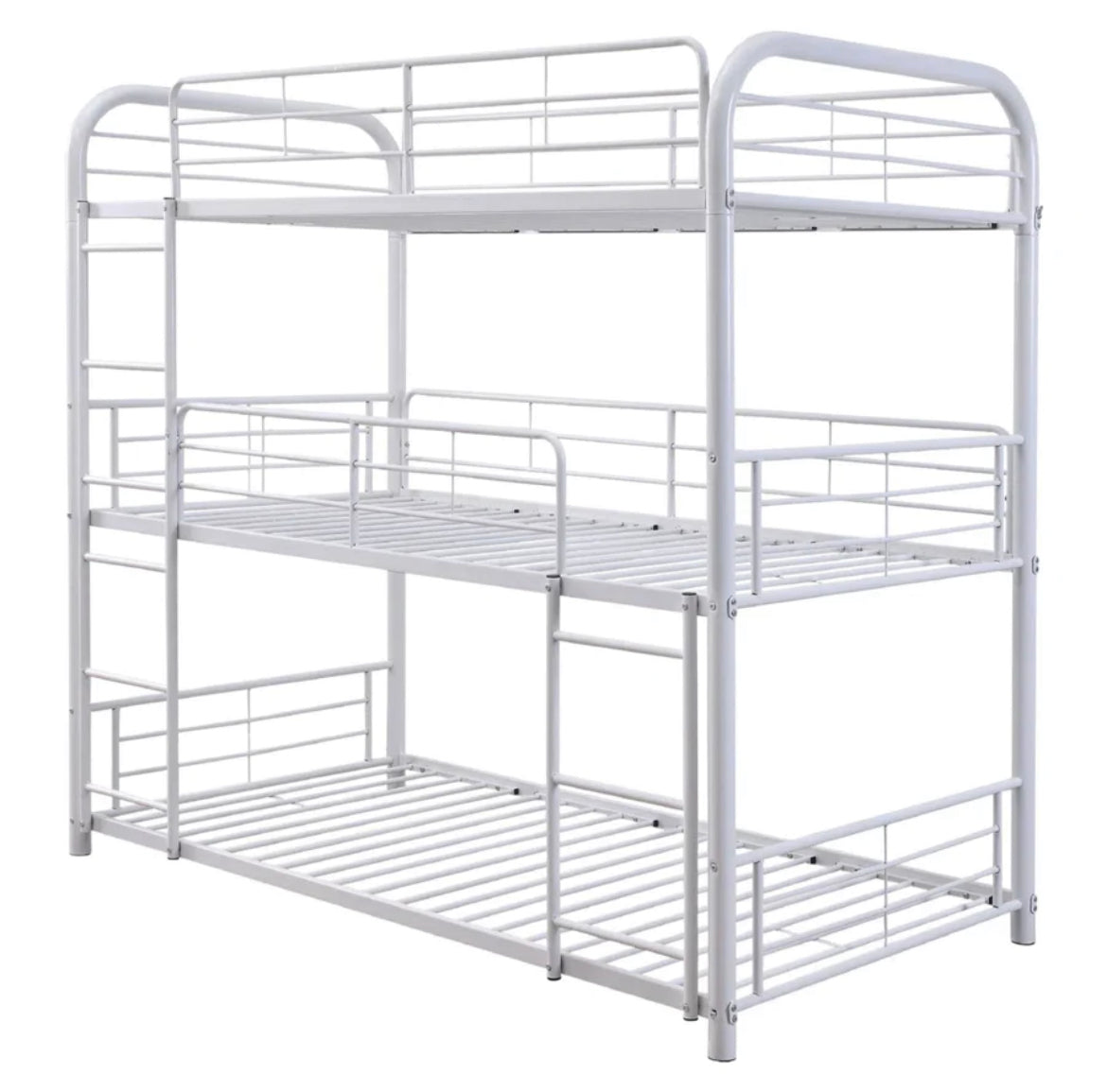 Sally 503 Metal Triple Bunk Bed (Twin/Twin/Twin) - Furniture Depot