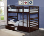 Harriet Bunk Bed- Twin/Twin with Storage - Furniture Depot