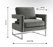 Avery Velvet Club Chair - Furniture Depot (7674093666552)