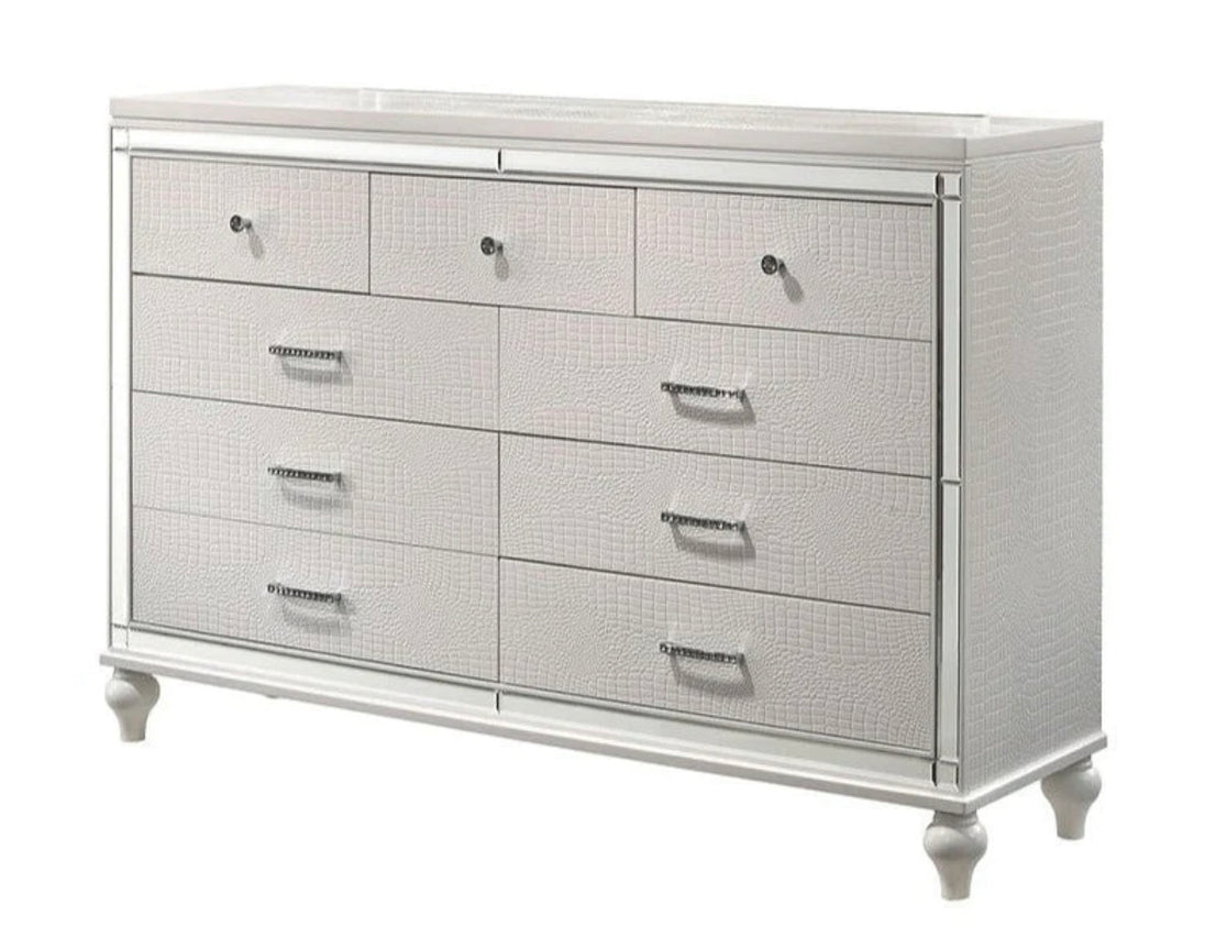 Stirling White Bedroom Collection - Furniture Depot