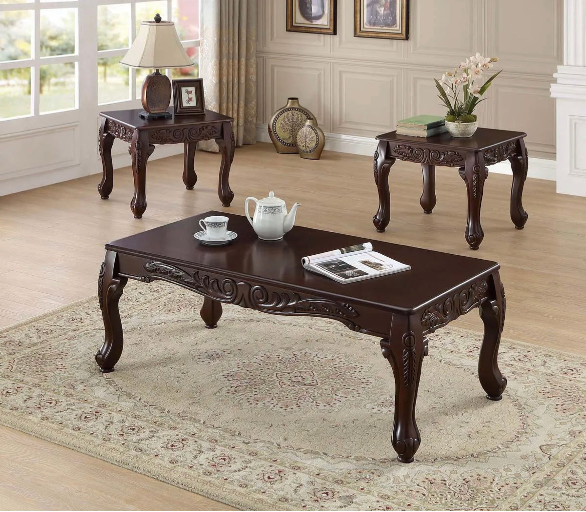 Brown coffee online table set