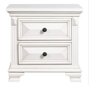 Calloway 6 Piece Bedroom Set White - Furniture Depot