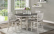 Juniper Counter Height Pub in Antique White - Furniture Depot