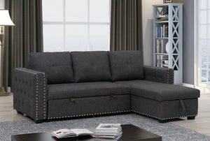 Tania Reversible Sleeper Sectional Sofa Bed - Furniture Depot