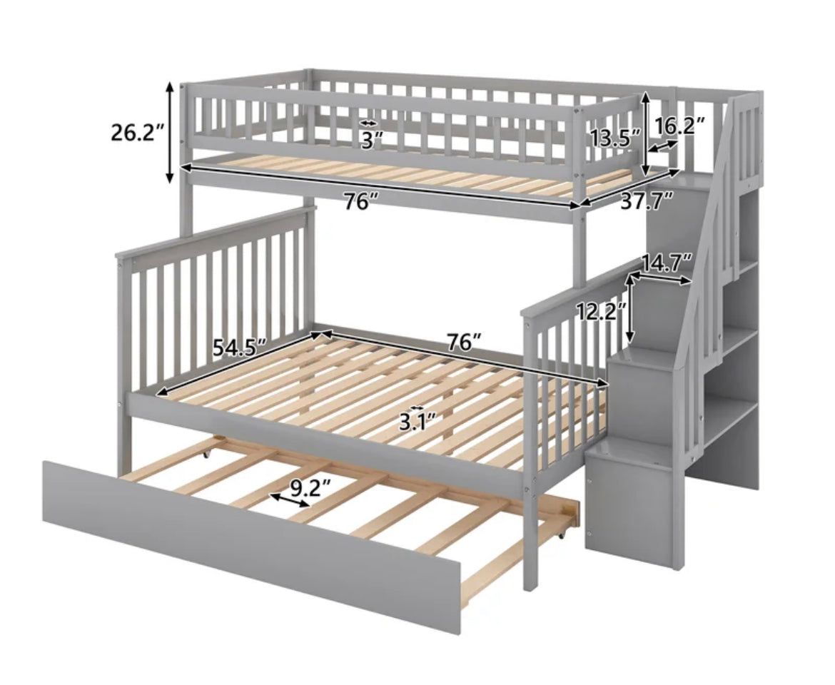 Clemontine Twin Solid Wood Standard Bed - Furniture Depot