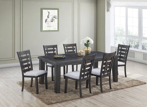 Bailey Series 7pc Dining Set in Light Grey - Furniture Depot (7609367036152)
