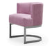 Colombine Velvet Accent / Arm Chair - Blush - Furniture Depot (7597847544056)