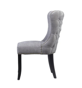 Jansen Tufted Upholstered Side Chair-Light Grey (Set of 2) - Furniture Depot (6544628678829)