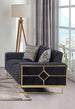 Eden Sofa Series -Black - Furniture Depot