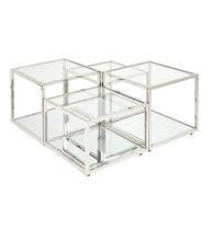 Load image into Gallery viewer, DALTON MULTI-LEVEL SILVER COFFEE TABLE - Furniture Depot