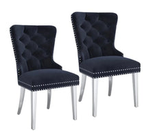 Load image into Gallery viewer, Hollis Side Chair, set of 2, in Black - Furniture Depot