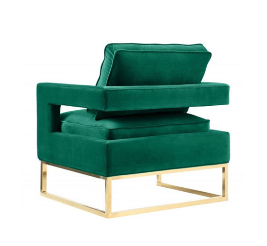 Avery Velvet Club Chair - Furniture Depot (7674093666552)