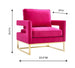 Avery Velvet Club Chair - Furniture Depot (7674093666552)