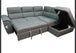 Armando Sofa Sleeper Sectional - Fabric - Furniture Depot