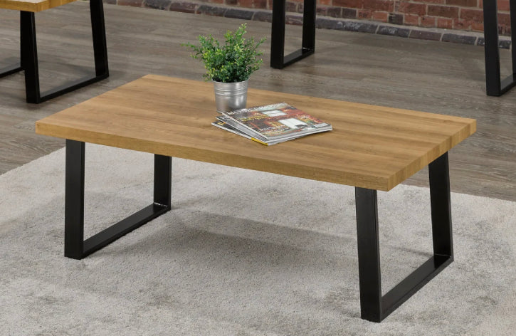 Metal top shop coffee table