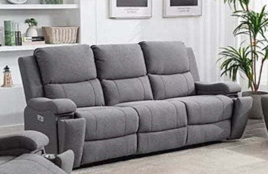 Barrett Collection - in Grey Fabric - Furniture Depot