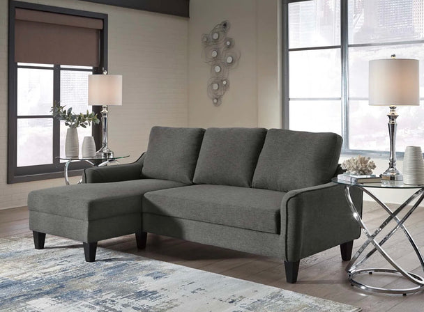 Jarreau Sofa Chaise Sleeper Grey - Furniture Depot