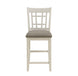 Juniper Counter Height Pub in Antique White - Furniture Depot