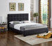 5490 Black PU Platform Bed w/ Storage Drawer - Furniture Depot