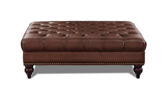 Kennedy Collection in 100% Leather Brown - Furniture Depot