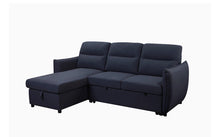 Load image into Gallery viewer, Lima LHF/RHF Configurable Sleeper Sectional w/ Storage - Dark Grey Linen - Furniture Depot