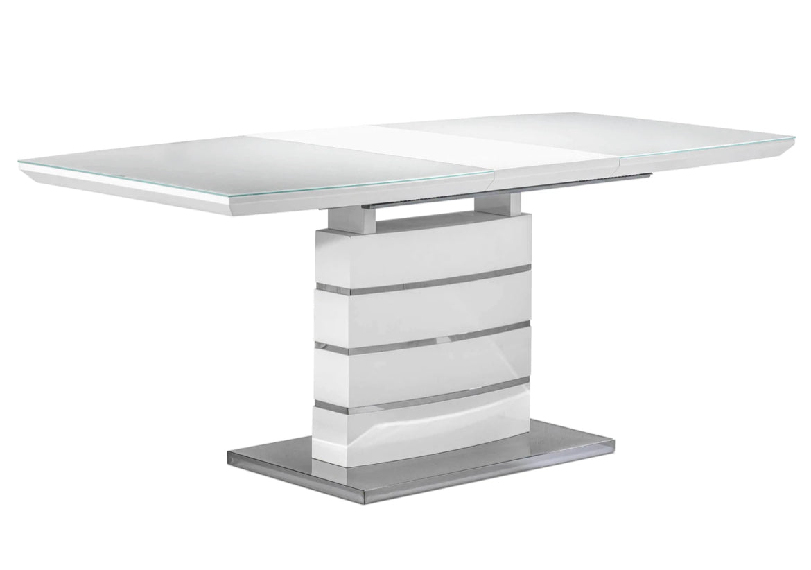 Danny Dining collection - White and Dark Grey - Furniture Depot