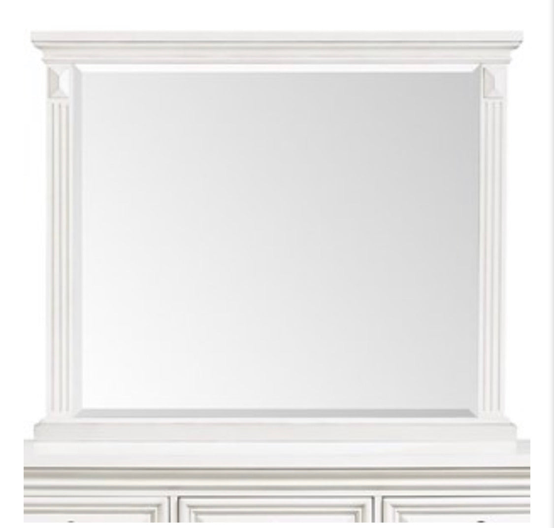 Calloway Mirror White - Furniture Depot