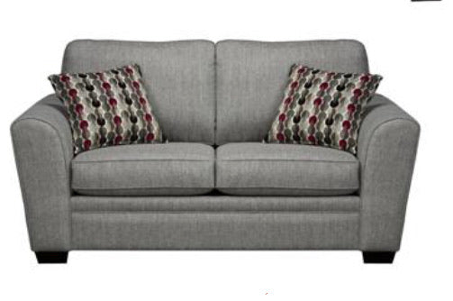 Sorrento Loveseat - Grey - Furniture Depot