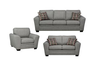 Sorrento Chair - Grey - Furniture Depot (6571572101293)