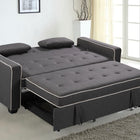 Esme Sofa with Full Size Pop-Up Bed - Grey - Furniture Depot