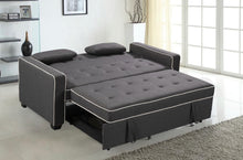 Load image into Gallery viewer, Esme Sofa with Full Size Pop-Up Bed - Grey - Furniture Depot