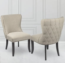 Load image into Gallery viewer, Jansen Tufted Upholstered Side Chair- Beige (Set of 2) - Furniture Depot (6544629858477)