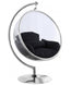 Luna Acrylic Swing Bubble Accent Chair - Chrome - Furniture Depot