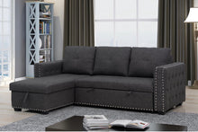 Load image into Gallery viewer, Tania Reversible Sleeper Sectional Sofa Bed - Furniture Depot