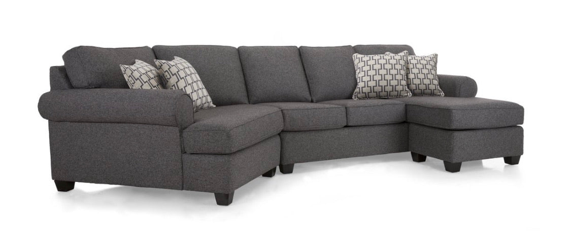 Romeo Transitional Sectional - Furniture Depot