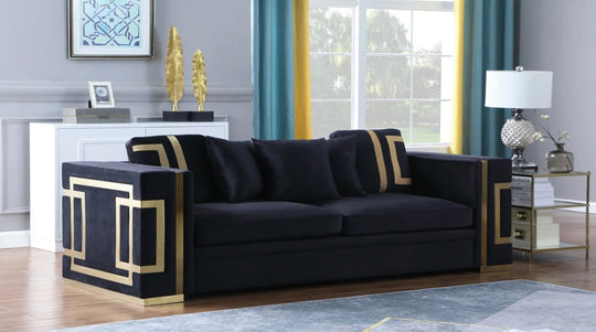 Wilson Sofa Series - Black - Furniture Depot