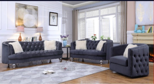 Reena Collection - Grey - Furniture Depot