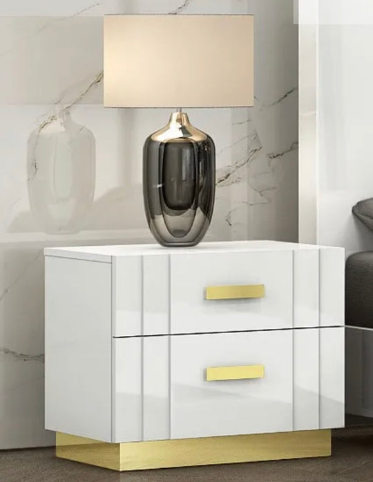 Synergy Bedroom Collection-White - Furniture Depot