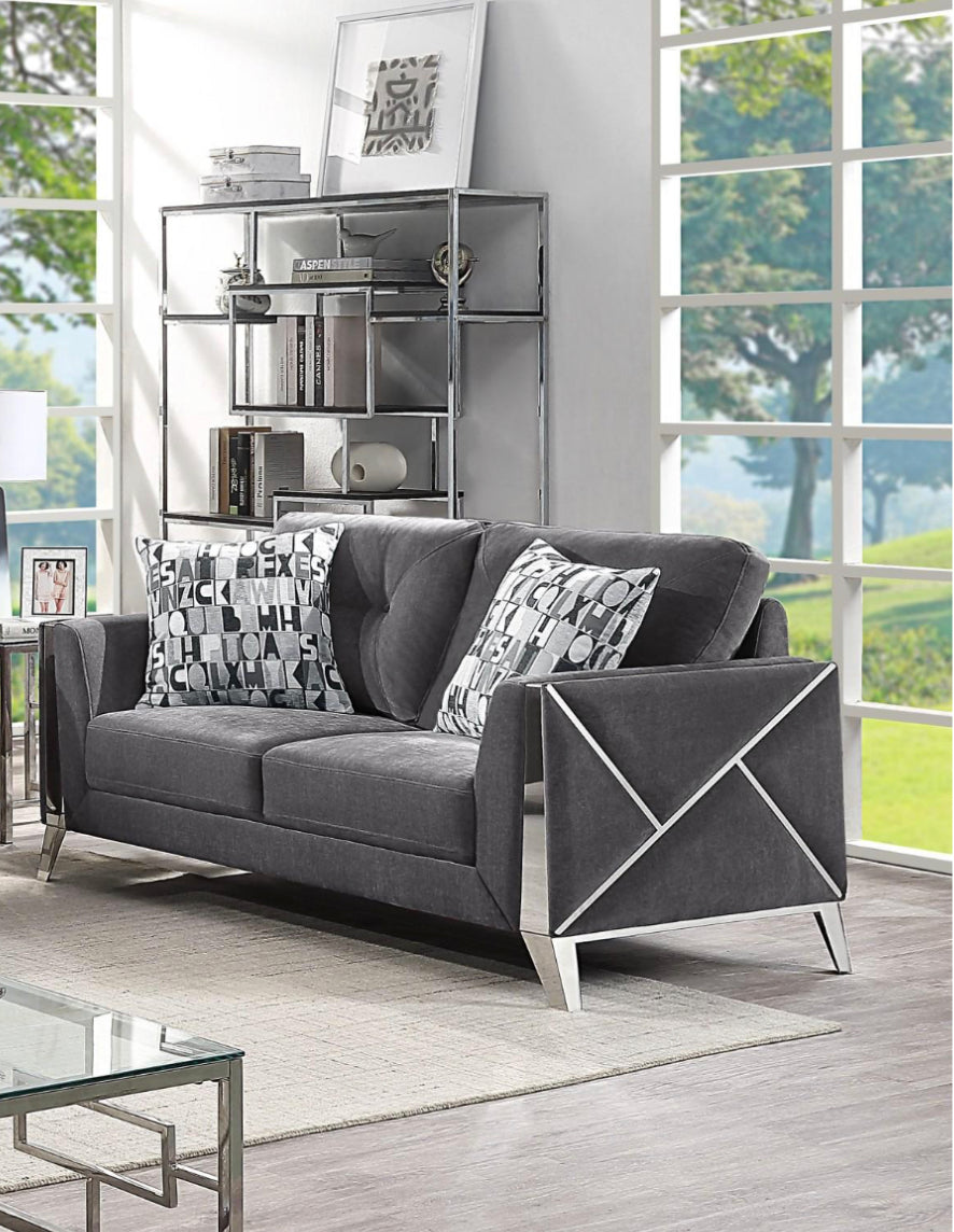 Diane Collection - Grey - Furniture Depot