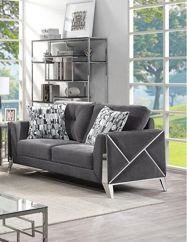 Diane Collection - Grey - Furniture Depot