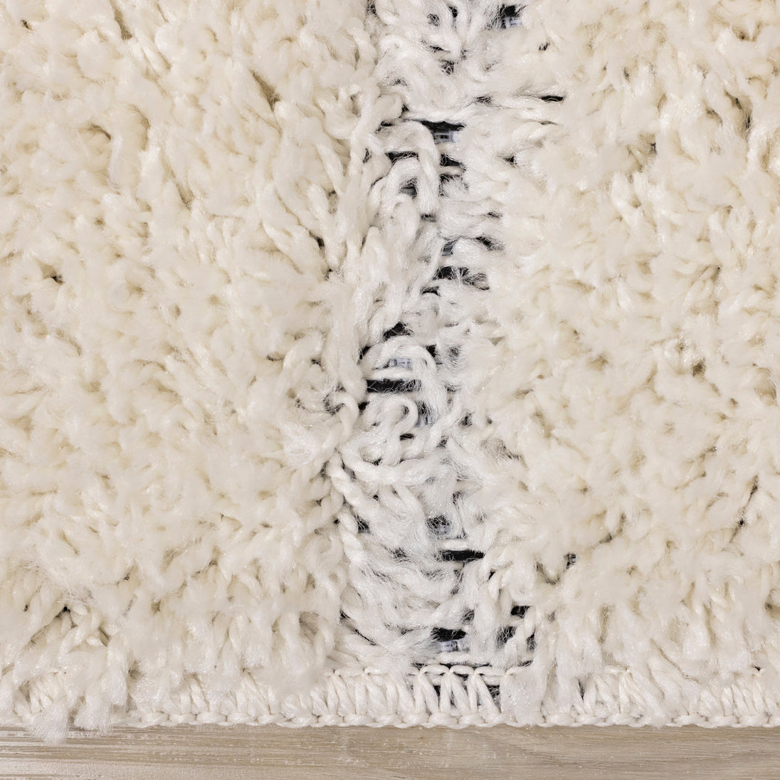 Novato Cream Grey Asymmetrical Lines Rug - Furniture Depot