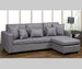 Barcelona LHF/RHF Configurable Sectional - Grey - Furniture Depot