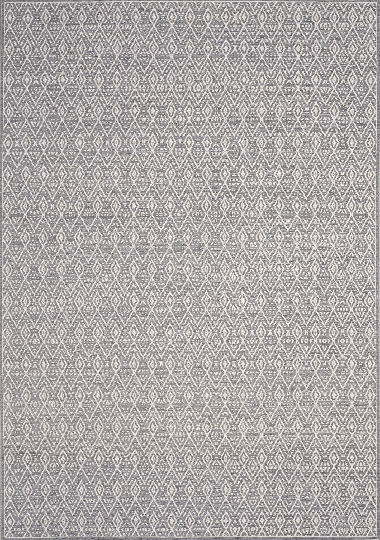 Vista Grey Cream Tribal Indoor/Outdoor Rug - Furniture Depot