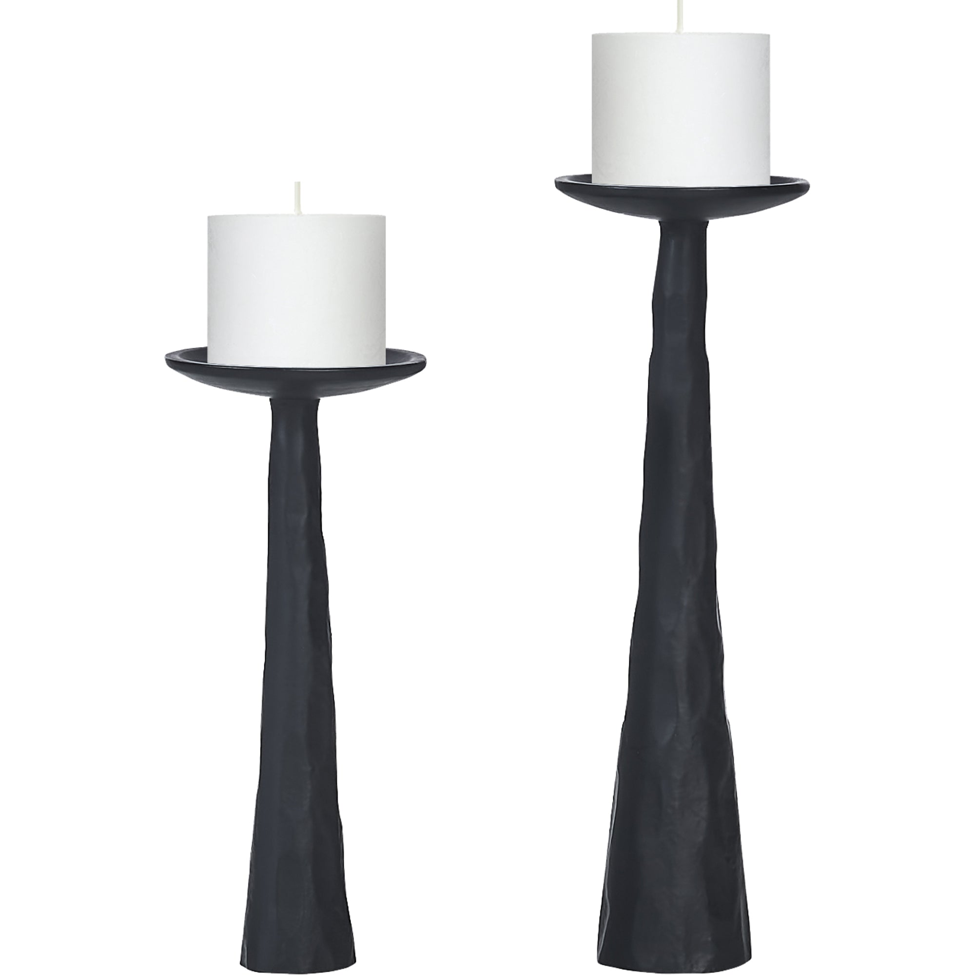 Tilde Set Of 2 Tapered/ Pillar Candle Holders Furniture Depot